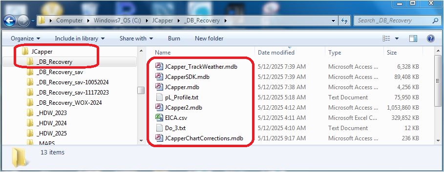 _DB_Recovery Folder